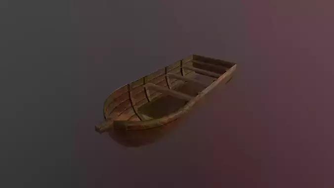 Old wooden boat