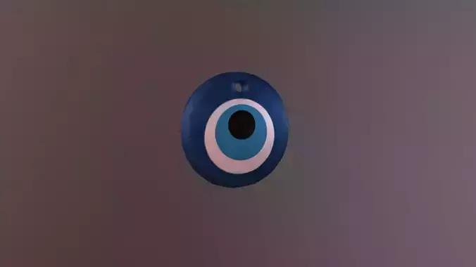 Nazar eye Low-poly 3D model
