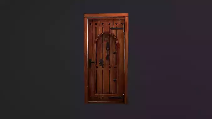 Door with linear pattern