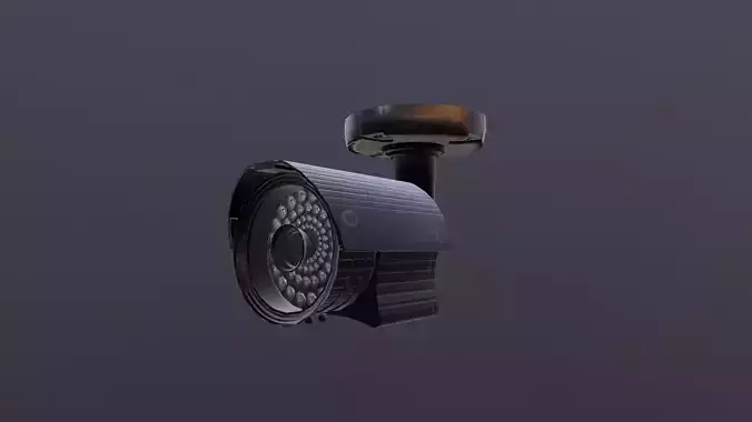 Black Security Camera