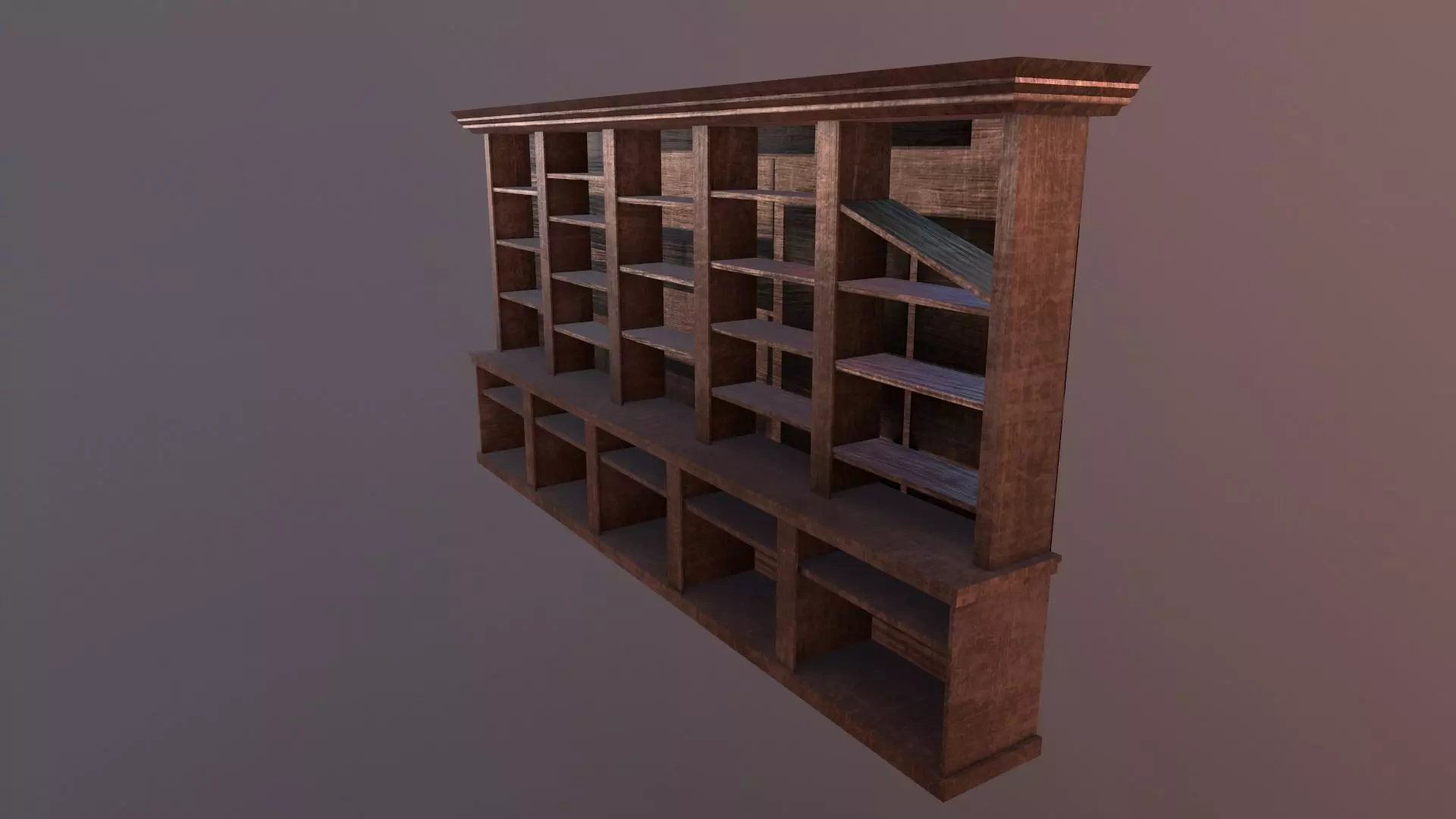 Broken Big Cupboard 3D model