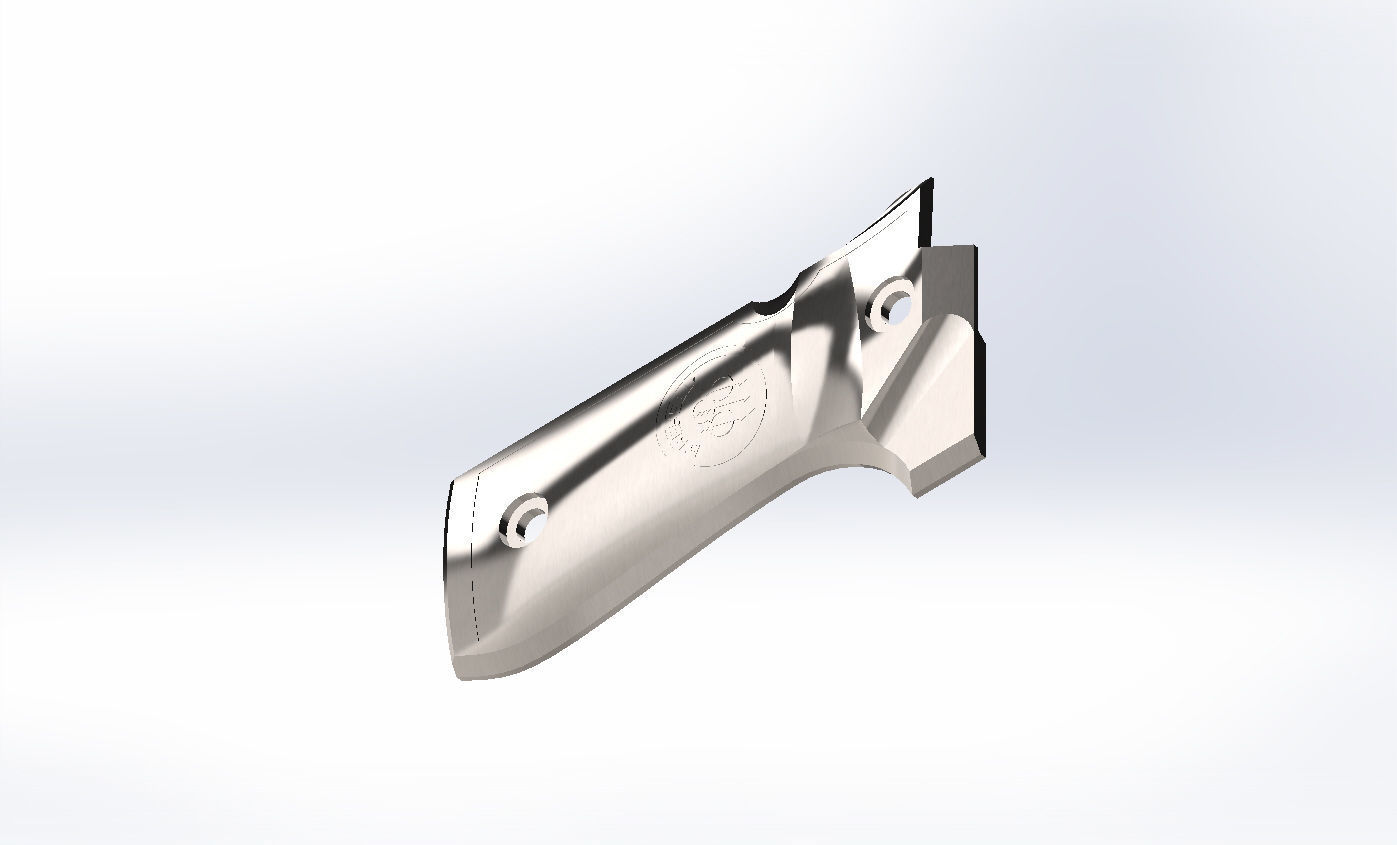 Baretta Grip Pistol Gun Grip 3D Printable for your gun accessory 3D print model_1