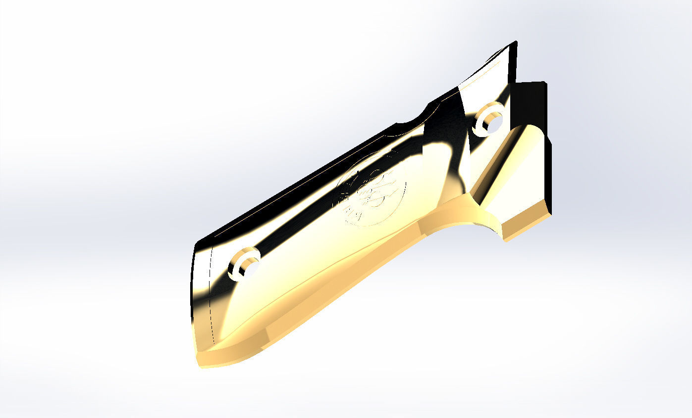 Baretta Grip Pistol Gun Grip 3D Printable for your gun accessory 3D print model_4