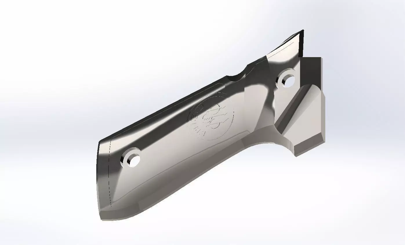 Baretta Grip Pistol Gun Grip 3D Printable for your gun accessory 3D print model_0