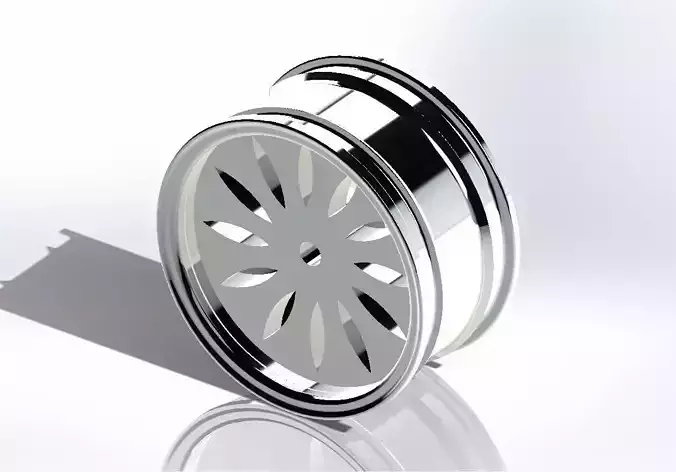 RC Model 3d Rim Printable and use robot rim 3D print model