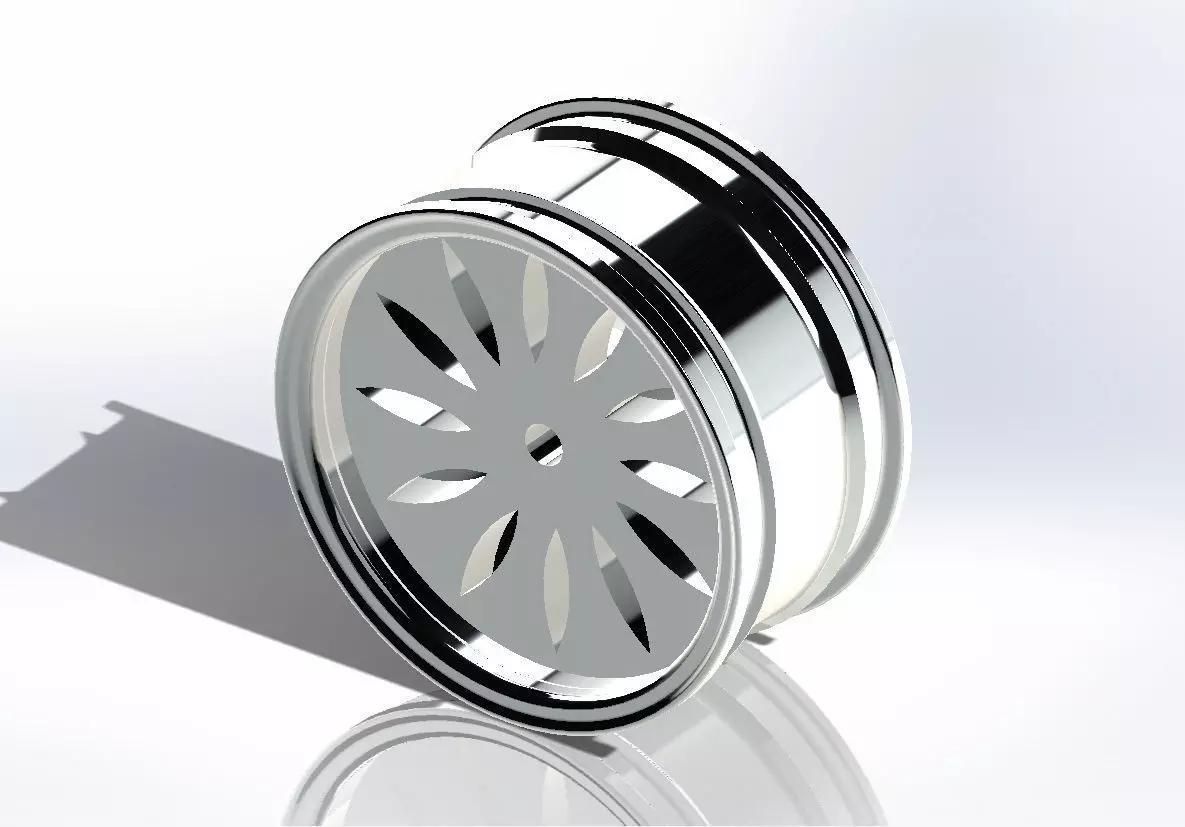 RC Model 3d Rim Printable and use robot rim 3D print model_0