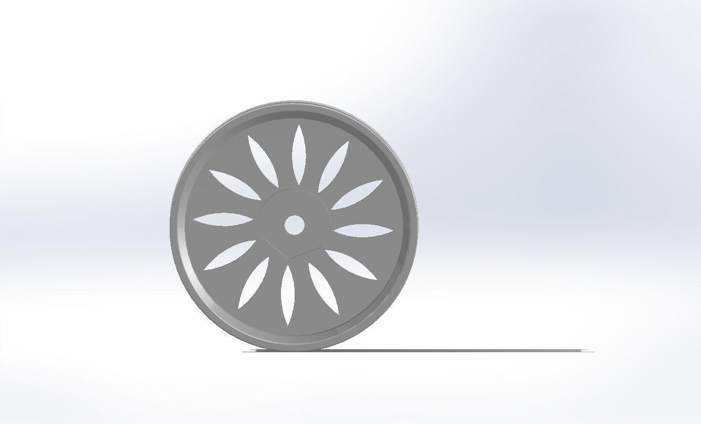 RC Model 3d Rim Printable and use robot rim 3D print model_4