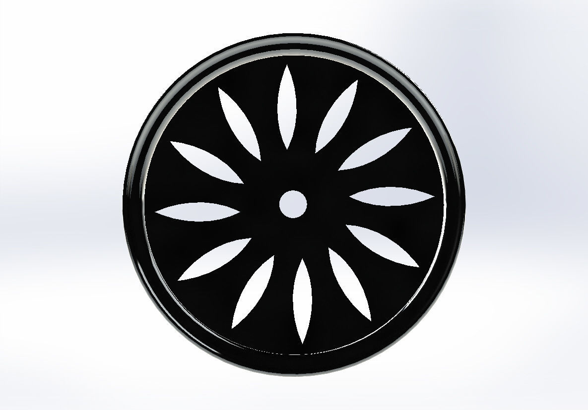 RC Model 3d Rim Printable and use robot rim 3D print model_1
