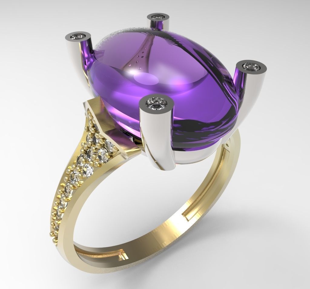 Ring Monika dream STL 3D print model