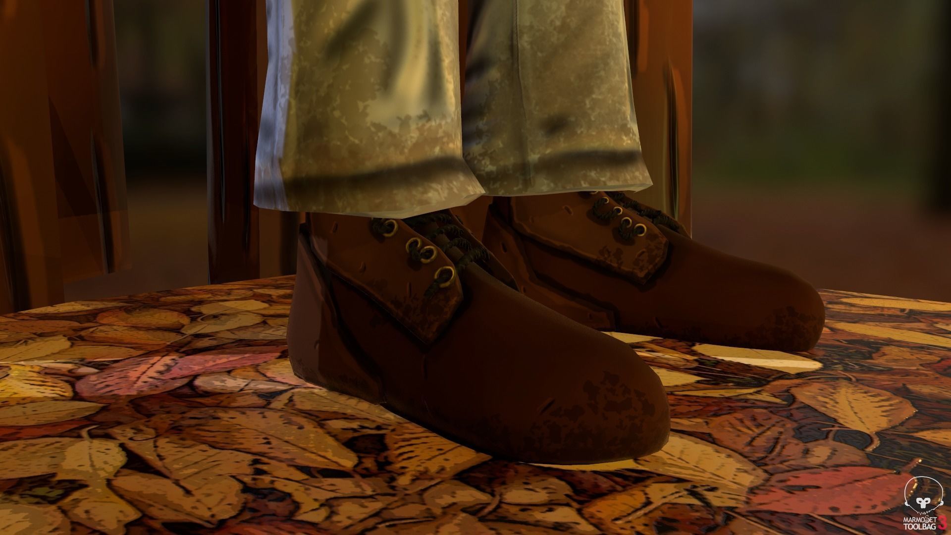 Stylized Jason Voorhees Low-poly 3D model_26