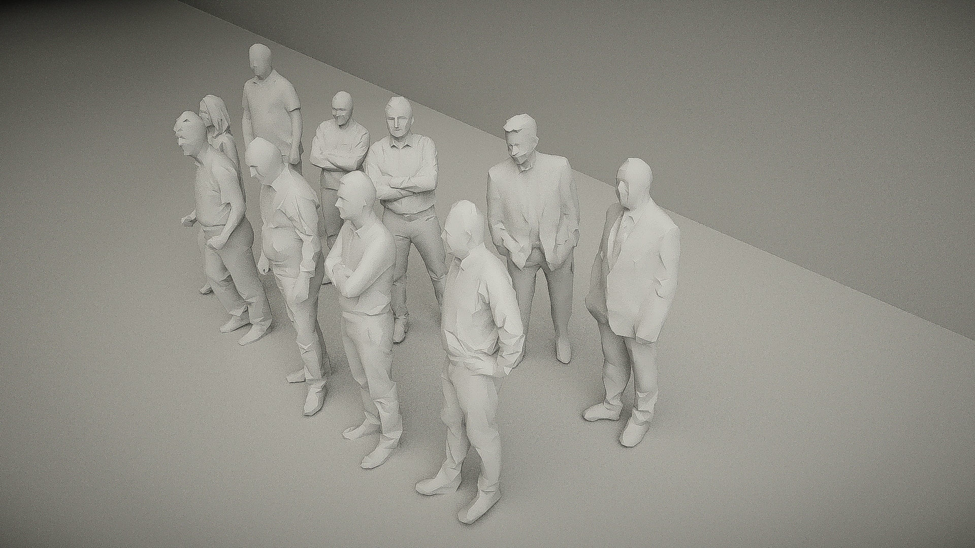 10 Low Poly People Pack Volume 2 Low-poly 3D model_5