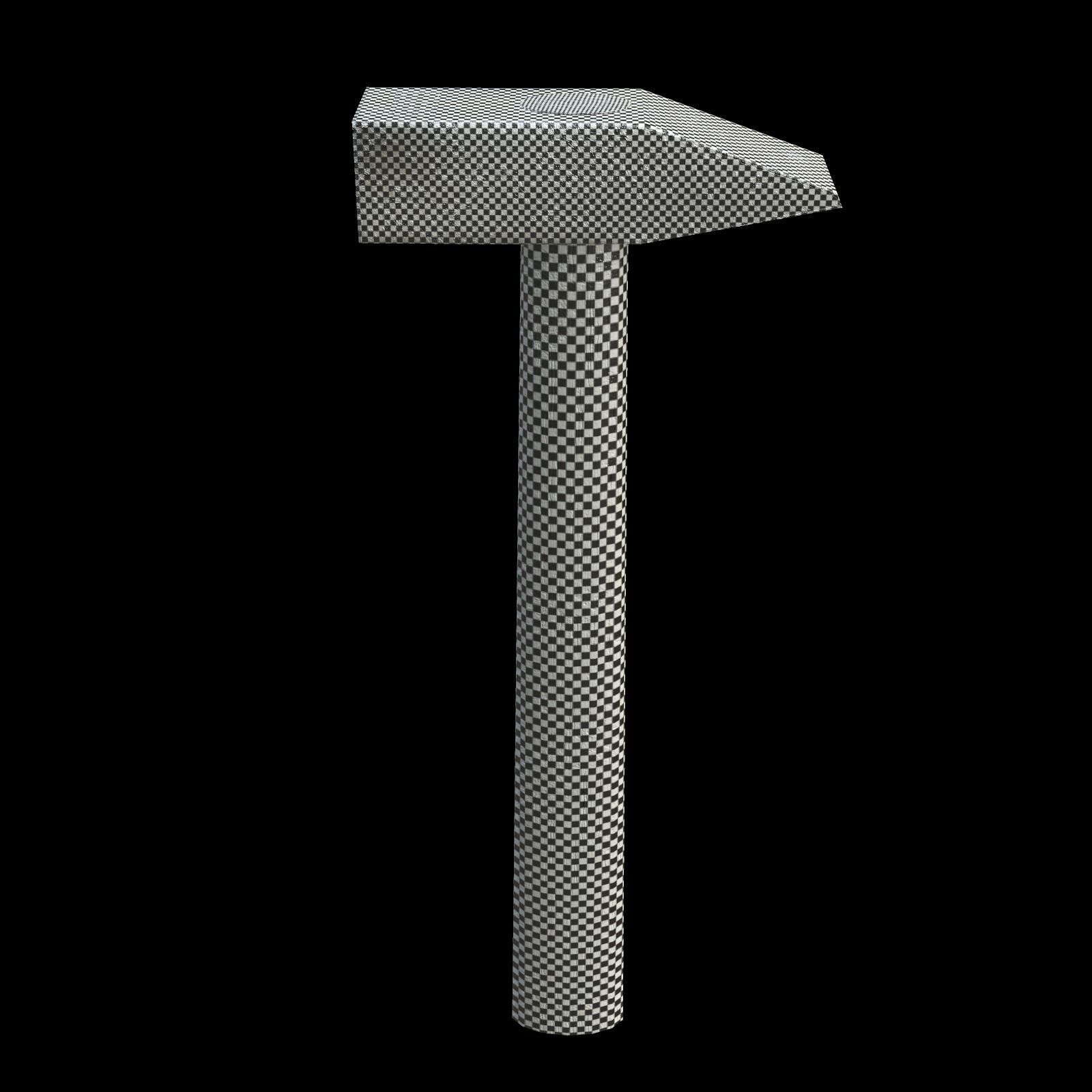 Old Hammer - Game Ready - RC Low-poly 3D model_21