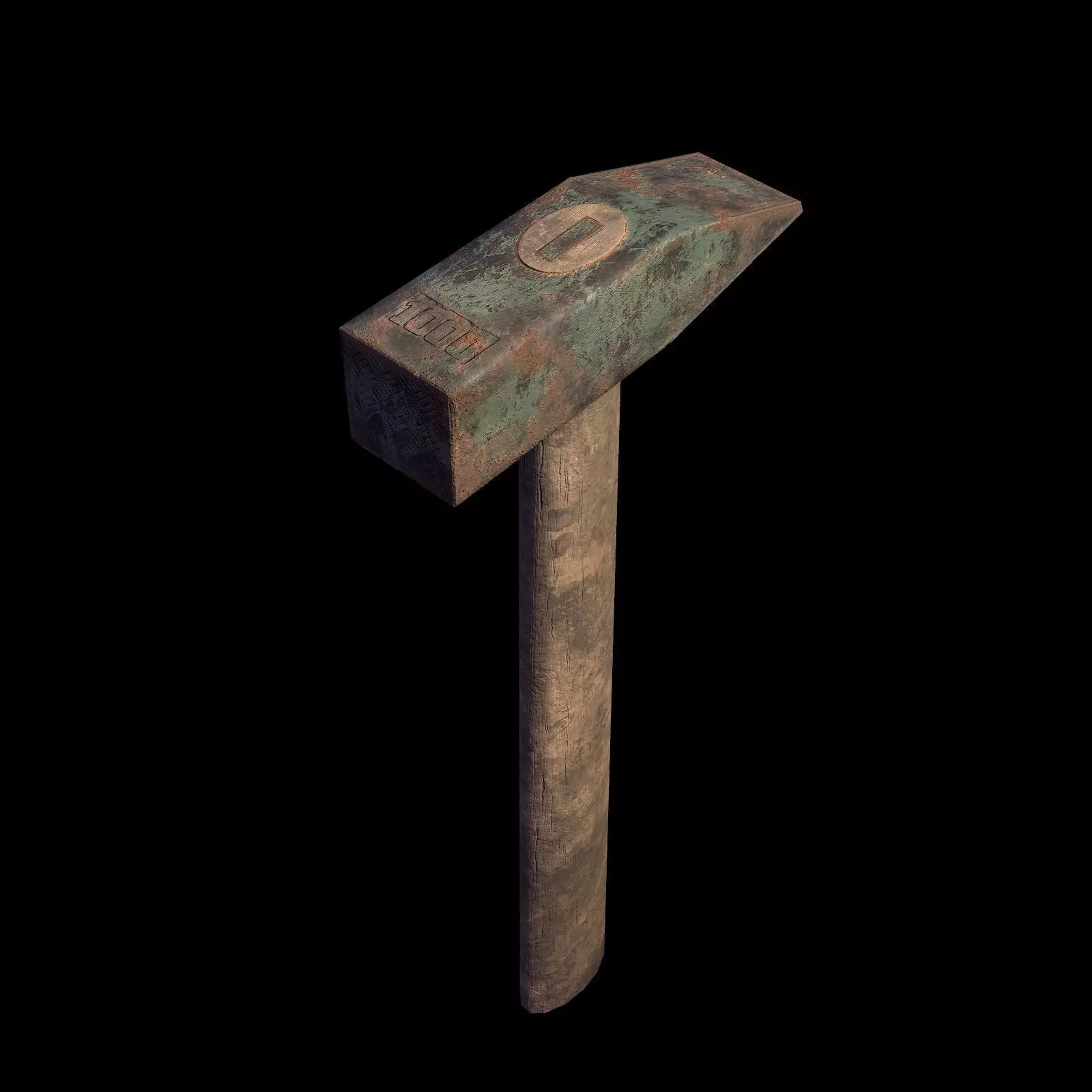 Old Hammer - Game Ready - RC Low-poly 3D model_0