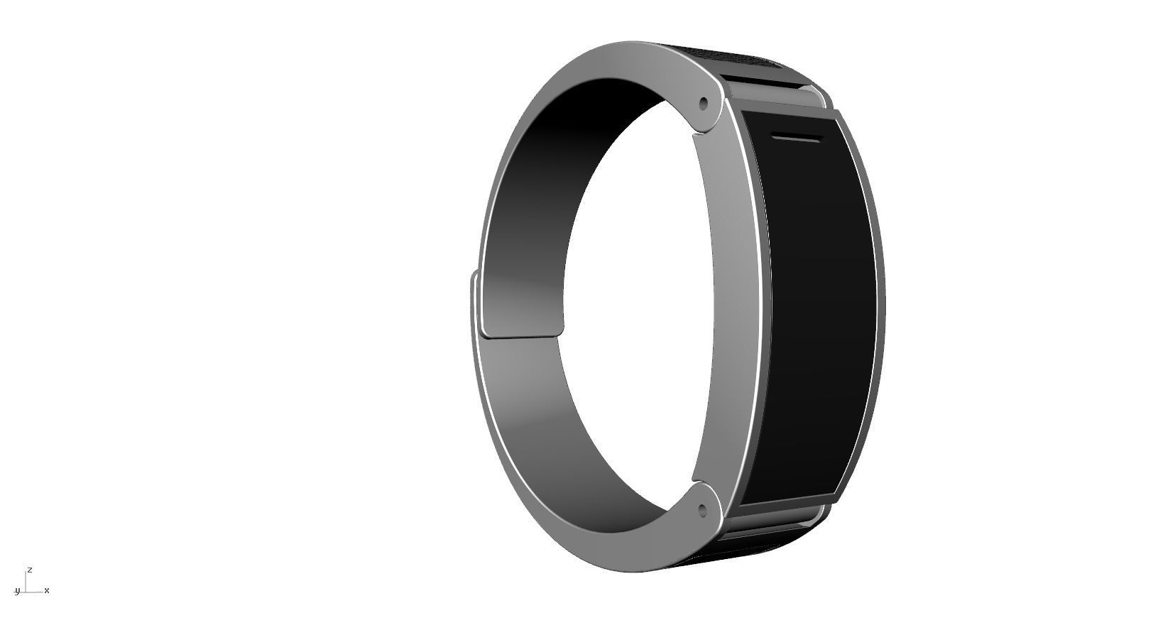 Metal smart watch 3d model design 3D print model_21