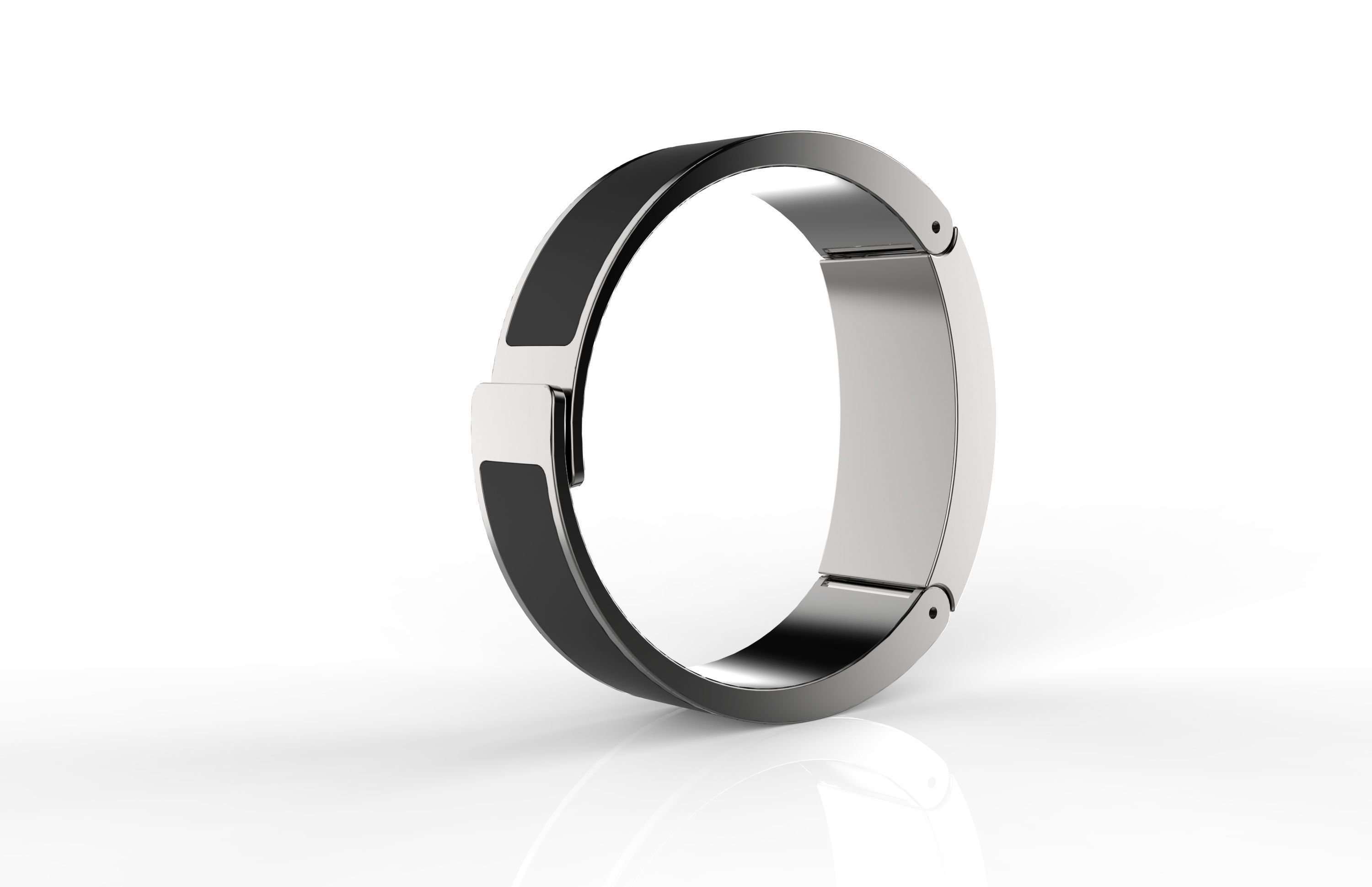 Metal smart watch 3d model design 3D print model_3
