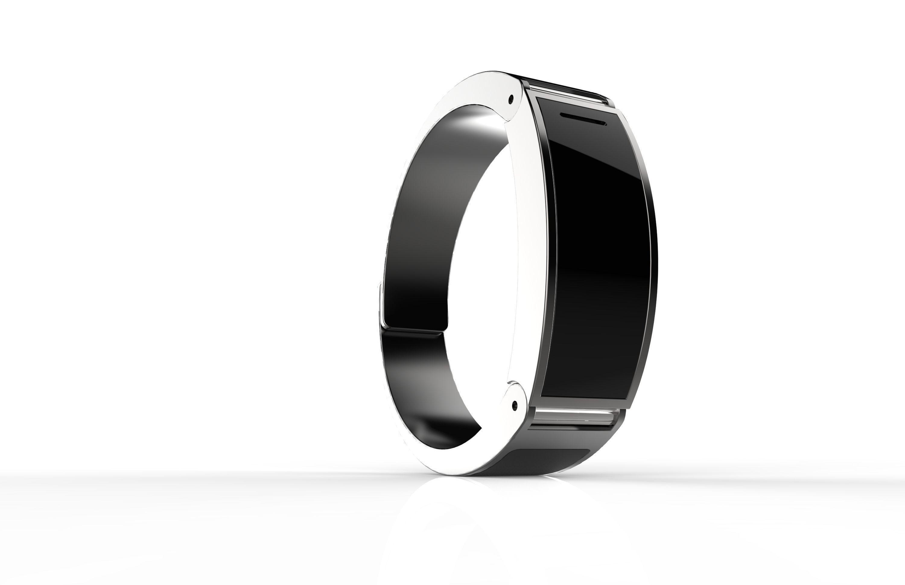 Metal smart watch 3d model design 3D print model_4