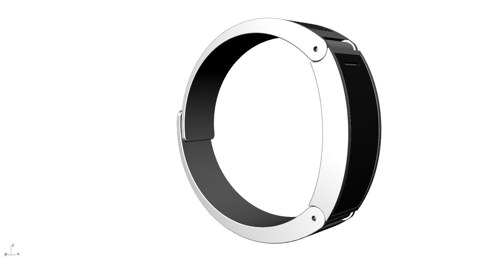 Metal smart watch 3d model design 3D print model_19