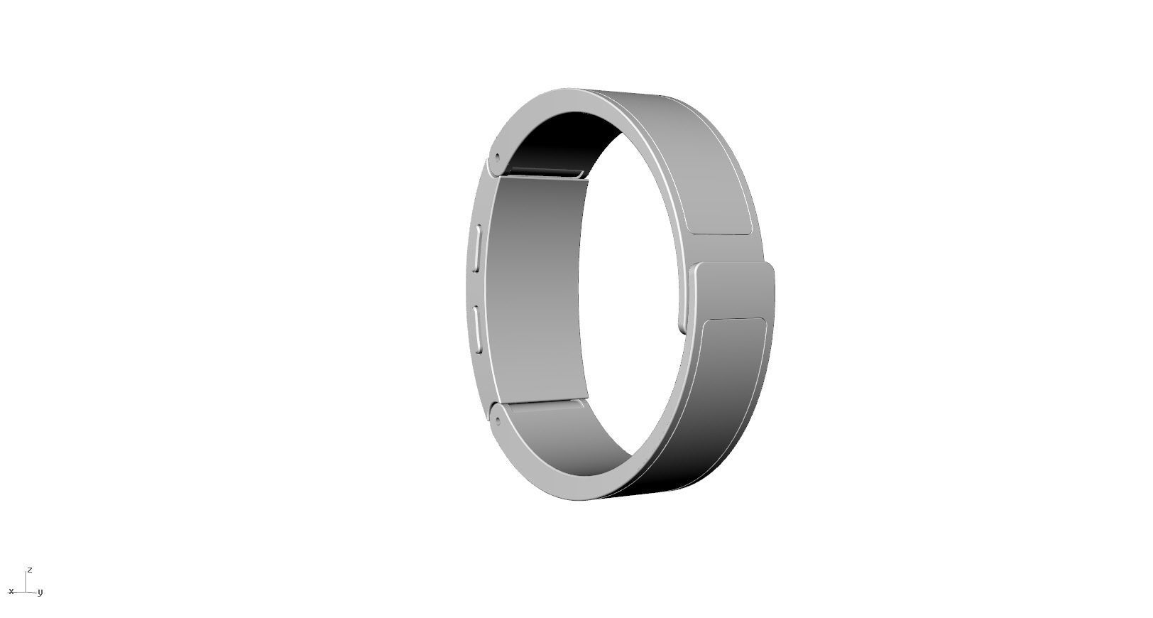 Metal smart watch 3d model design 3D print model_28