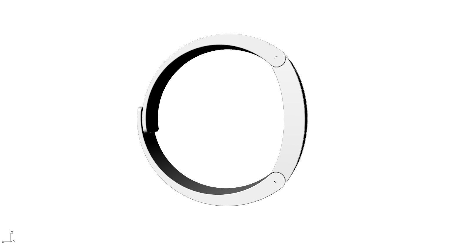 Metal smart watch 3d model design 3D print model_32