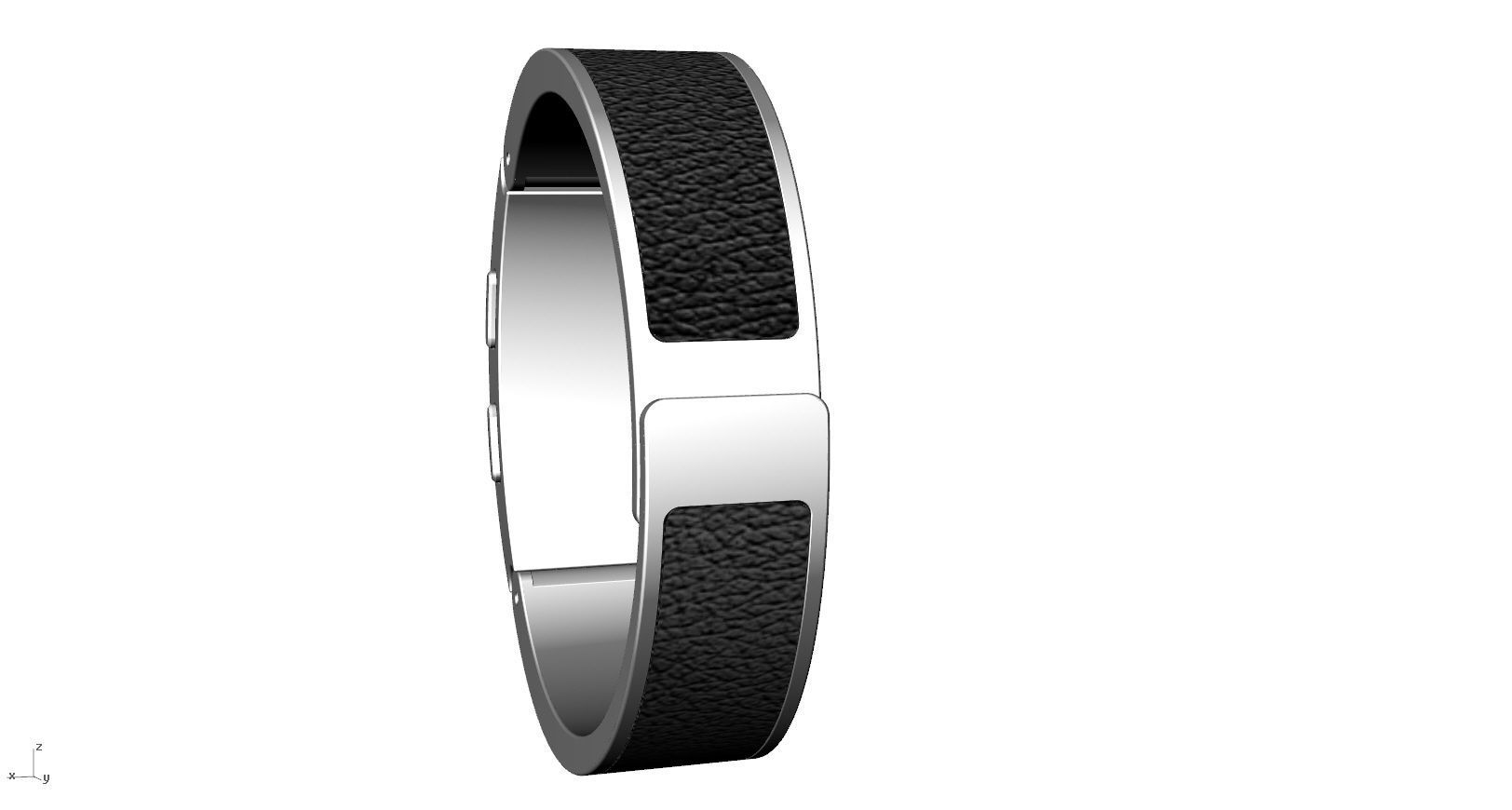 Metal smart watch 3d model design 3D print model_11