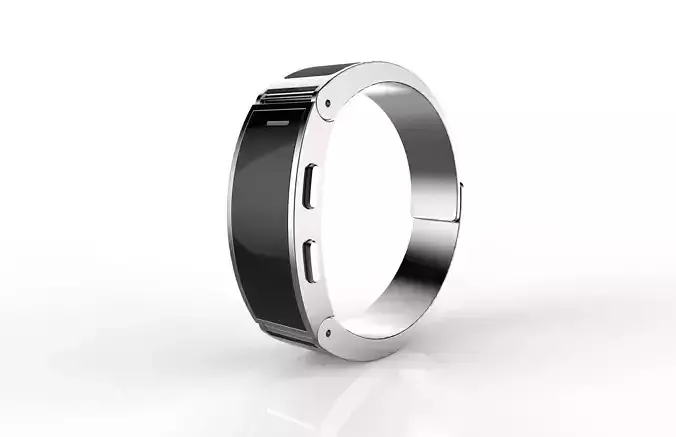 Metal smart watch 3d model design 