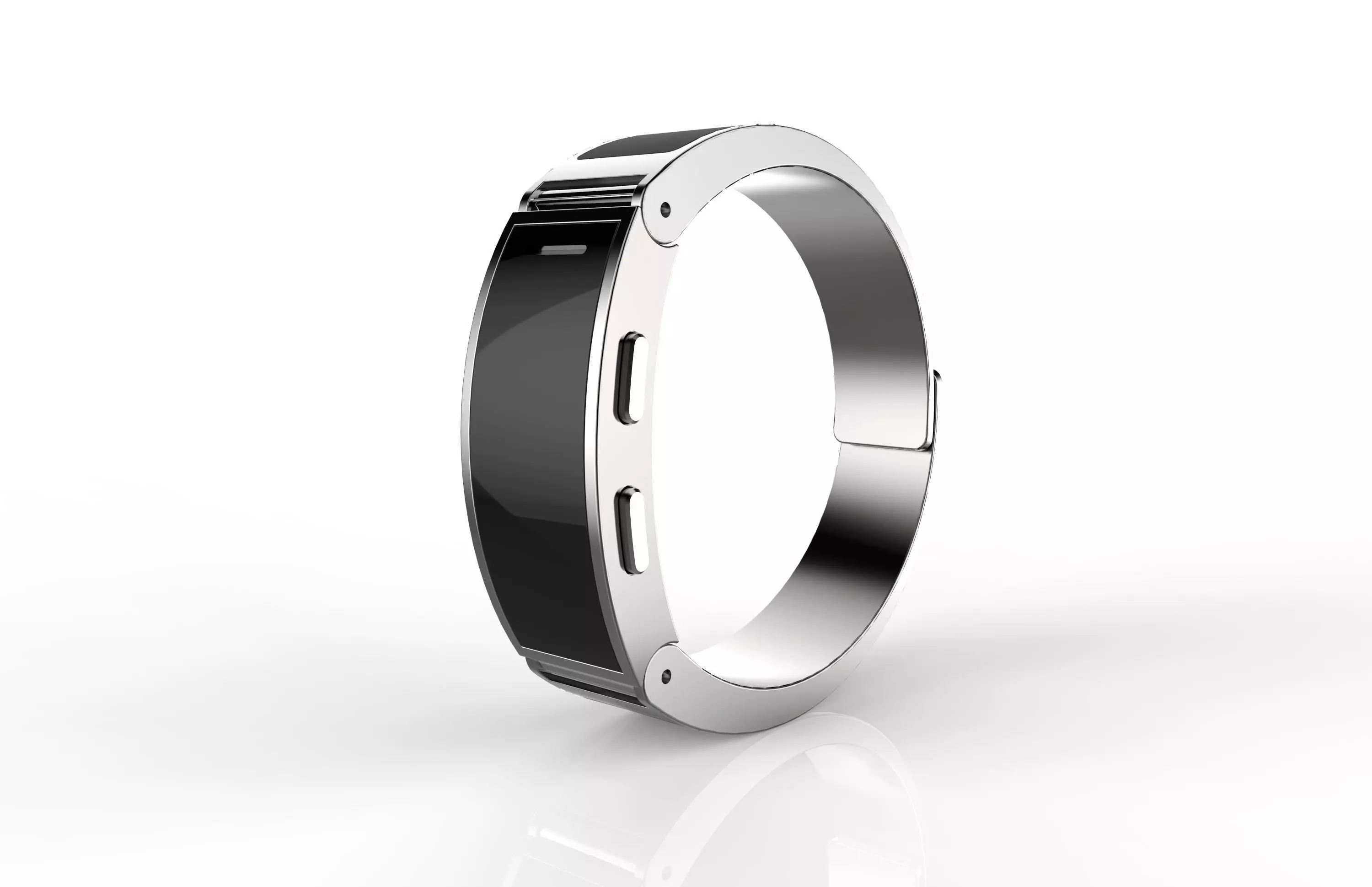 Metal smart watch 3d model design 3D print model_0
