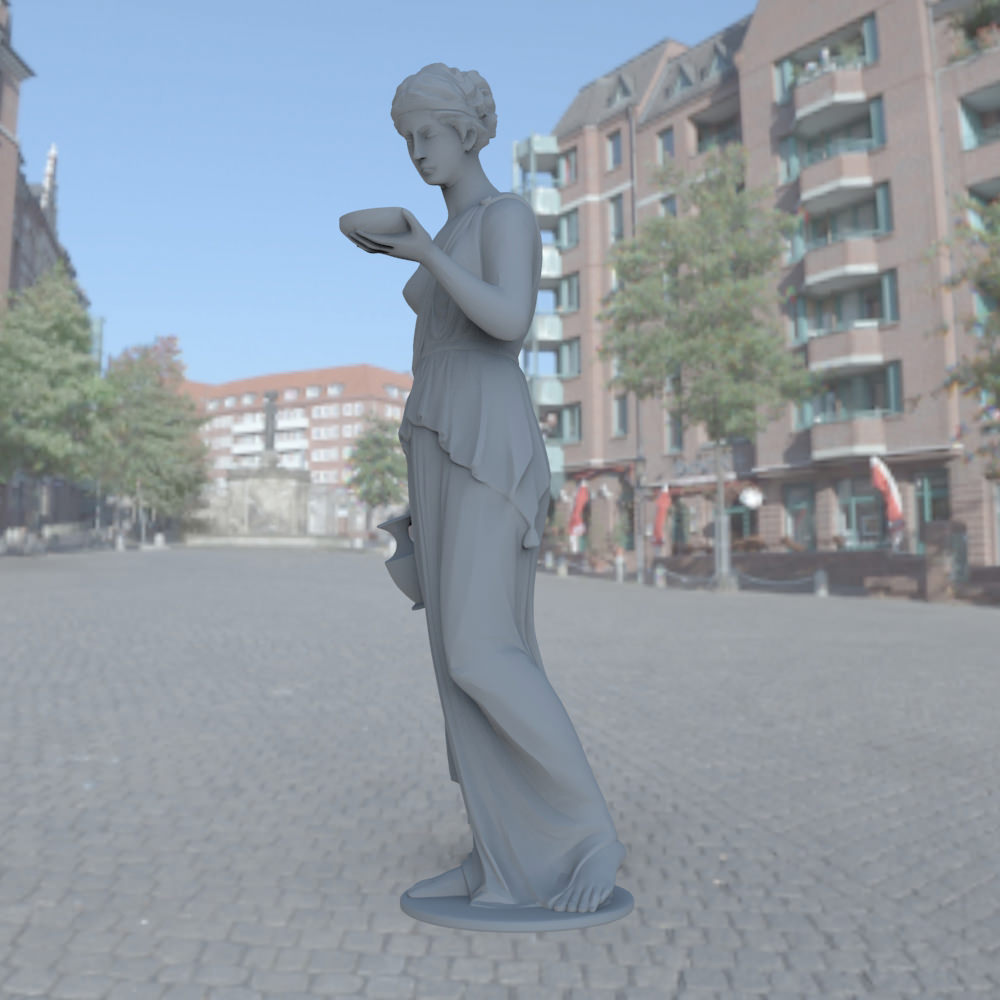 Hebe Statue 3D model_6