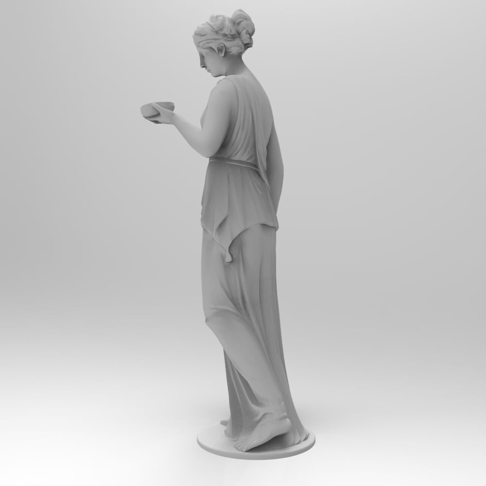 Hebe Statue 3D model_4