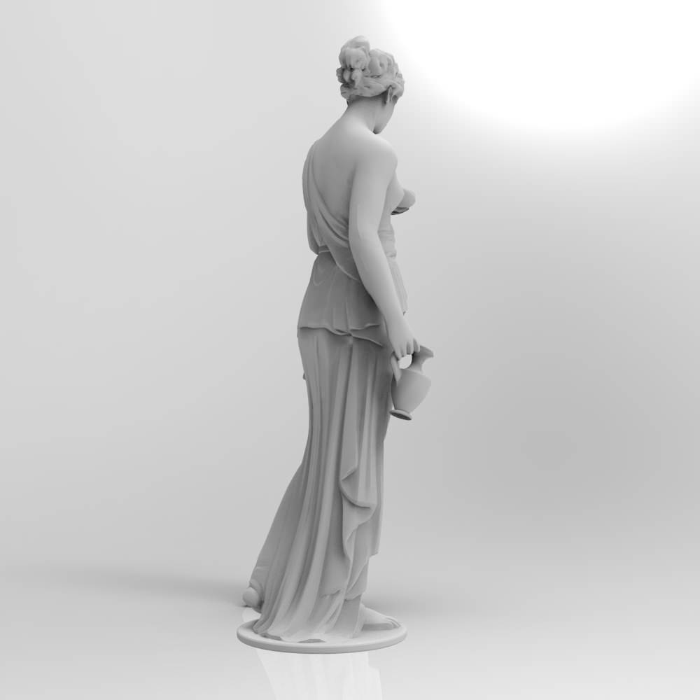 Hebe Statue 3D model_5
