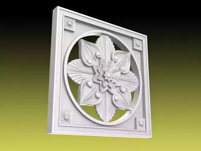 Rosette 021 3D print model