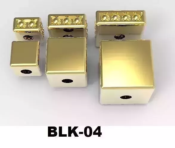 BLK-4 four gold cubes