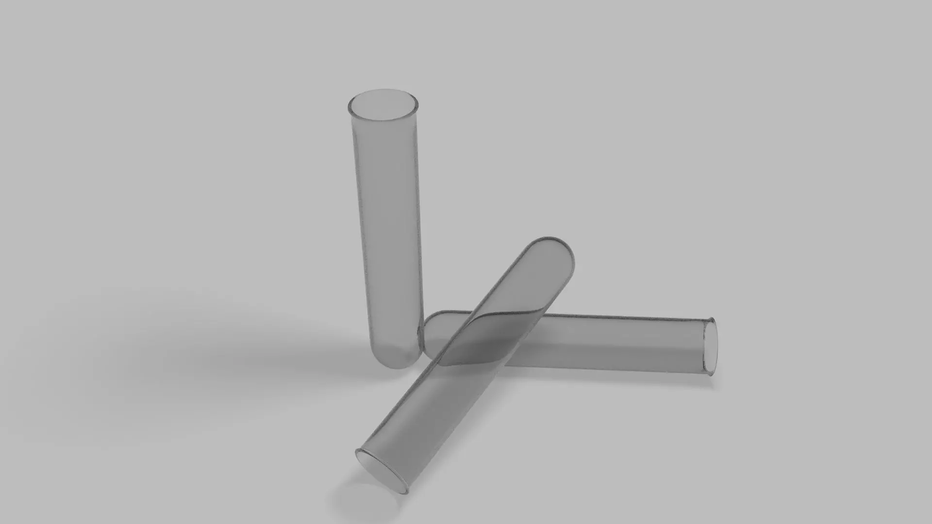 Test Tube 3d Model Low-poly 3D model_0