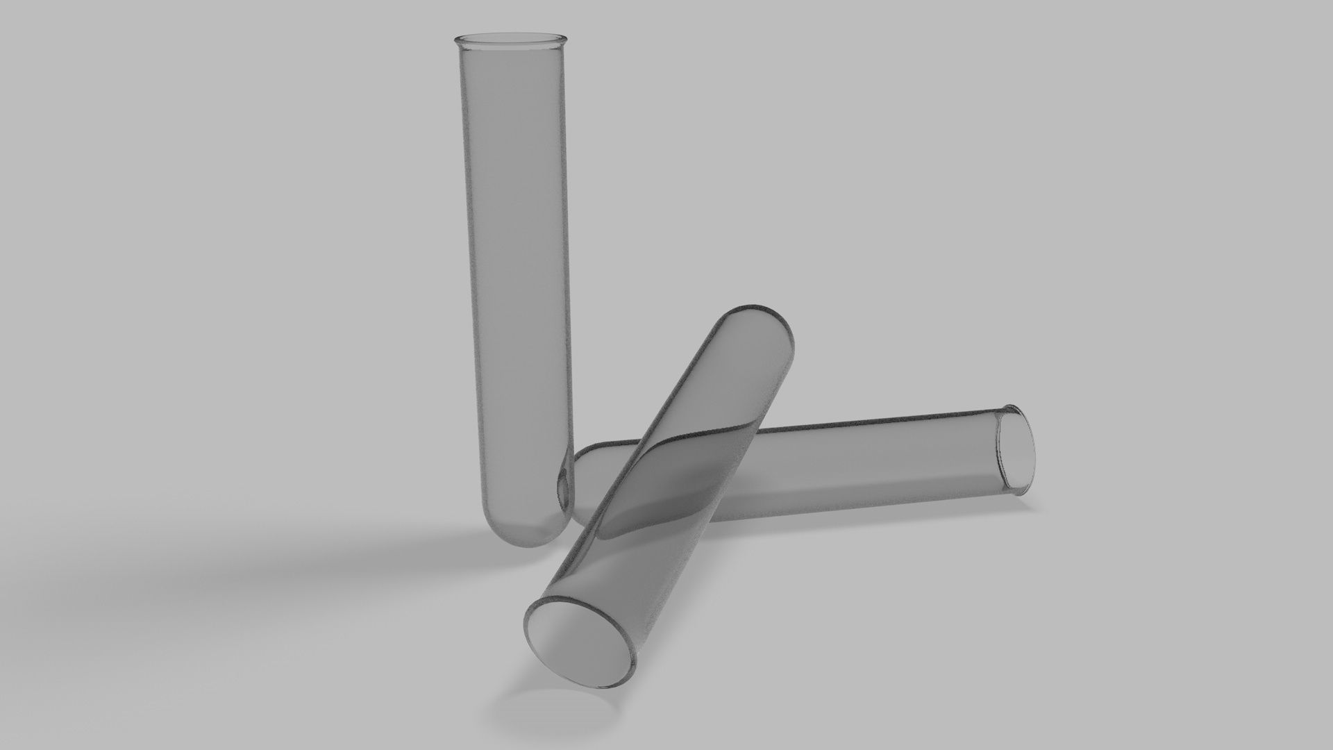 Test Tube 3d Model Low-poly 3D model_3