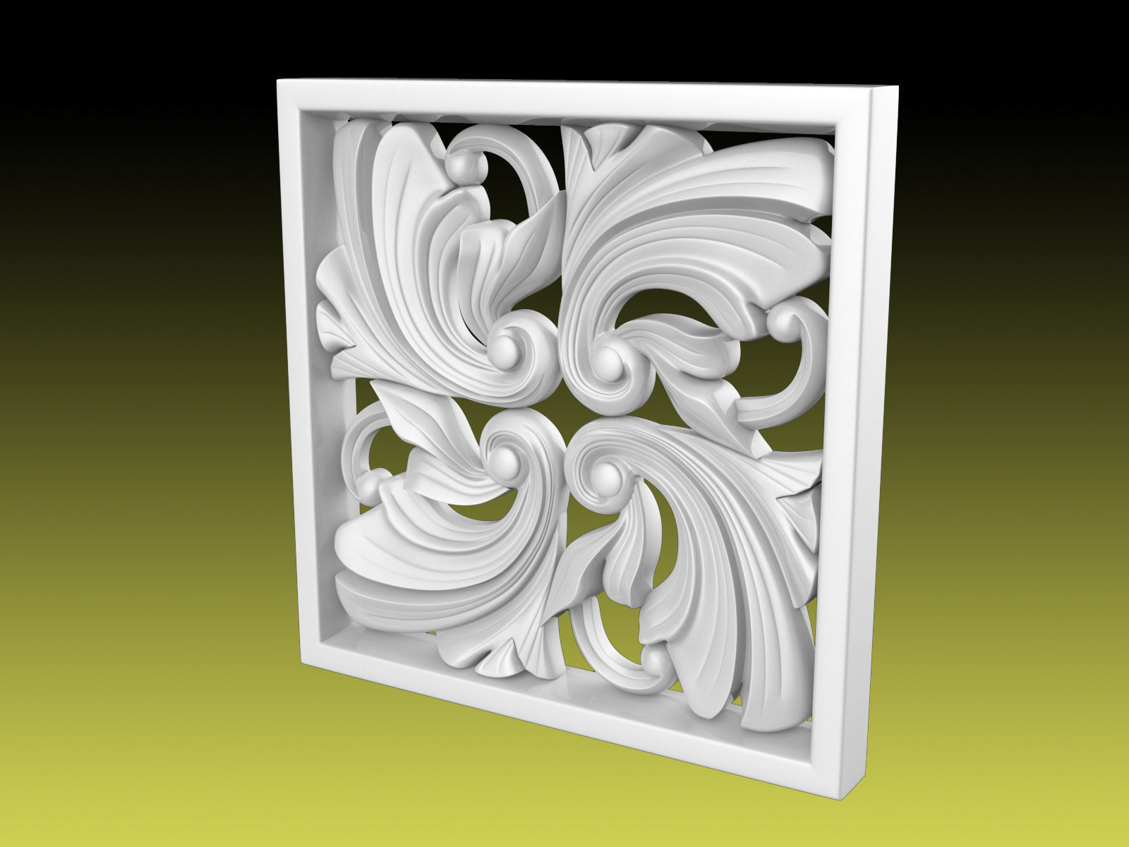 Rosette 022 3D print model_1