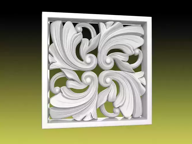 Rosette 022 3D print model