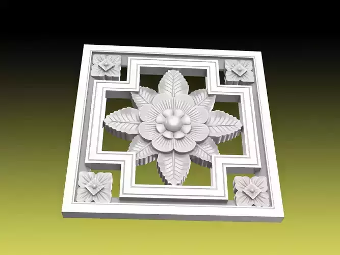 Rosette 023 3D print model