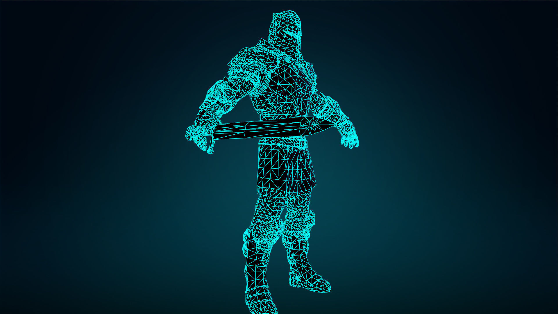 Knight - Rigged - Animated - Game Ready Low-poly 3D model_34