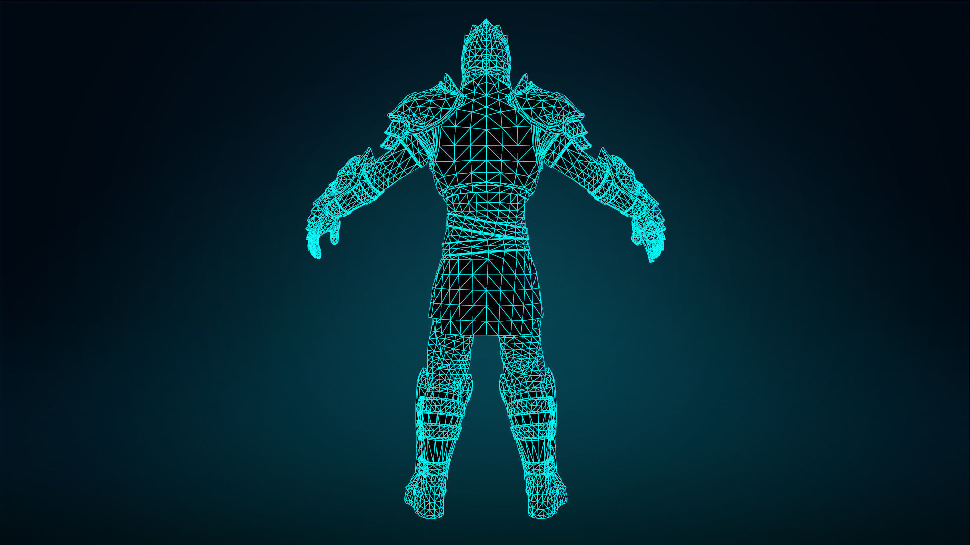 Knight - Rigged - Animated - Game Ready Low-poly 3D model_40