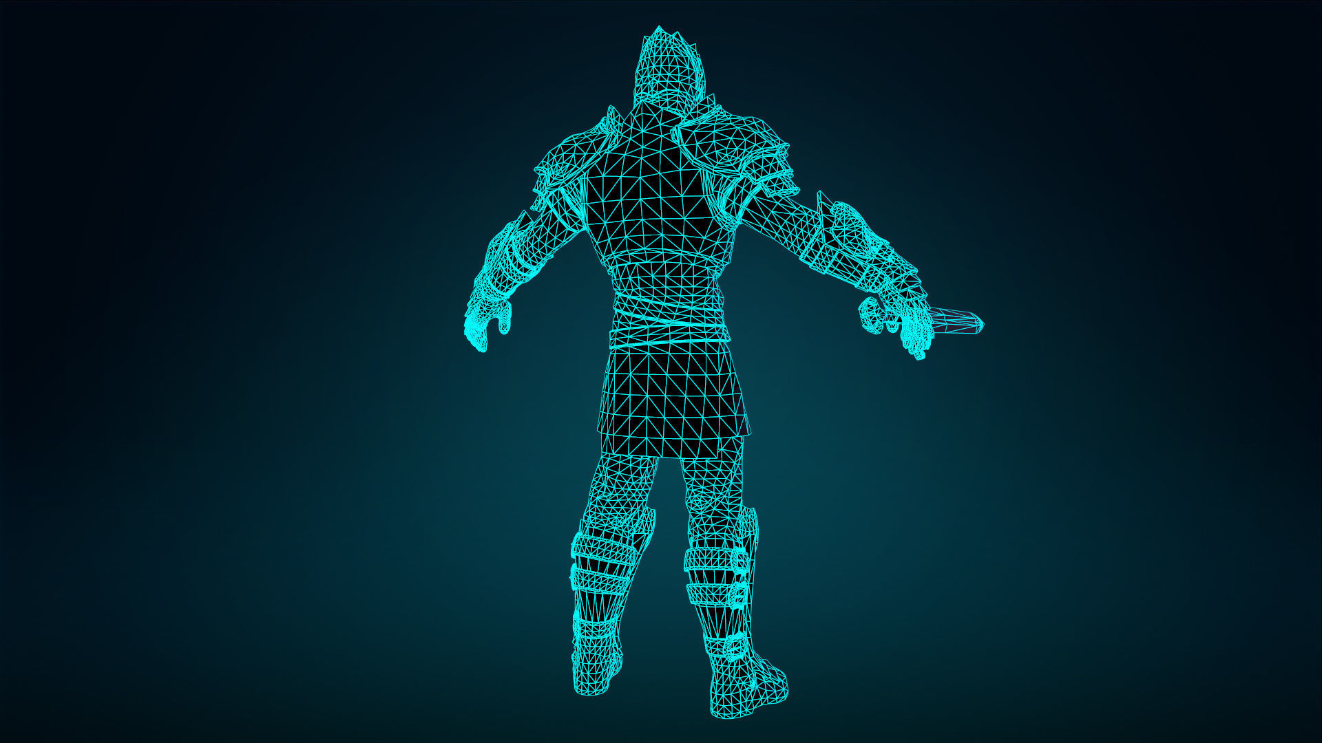 Knight - Rigged - Animated - Game Ready Low-poly 3D model_39
