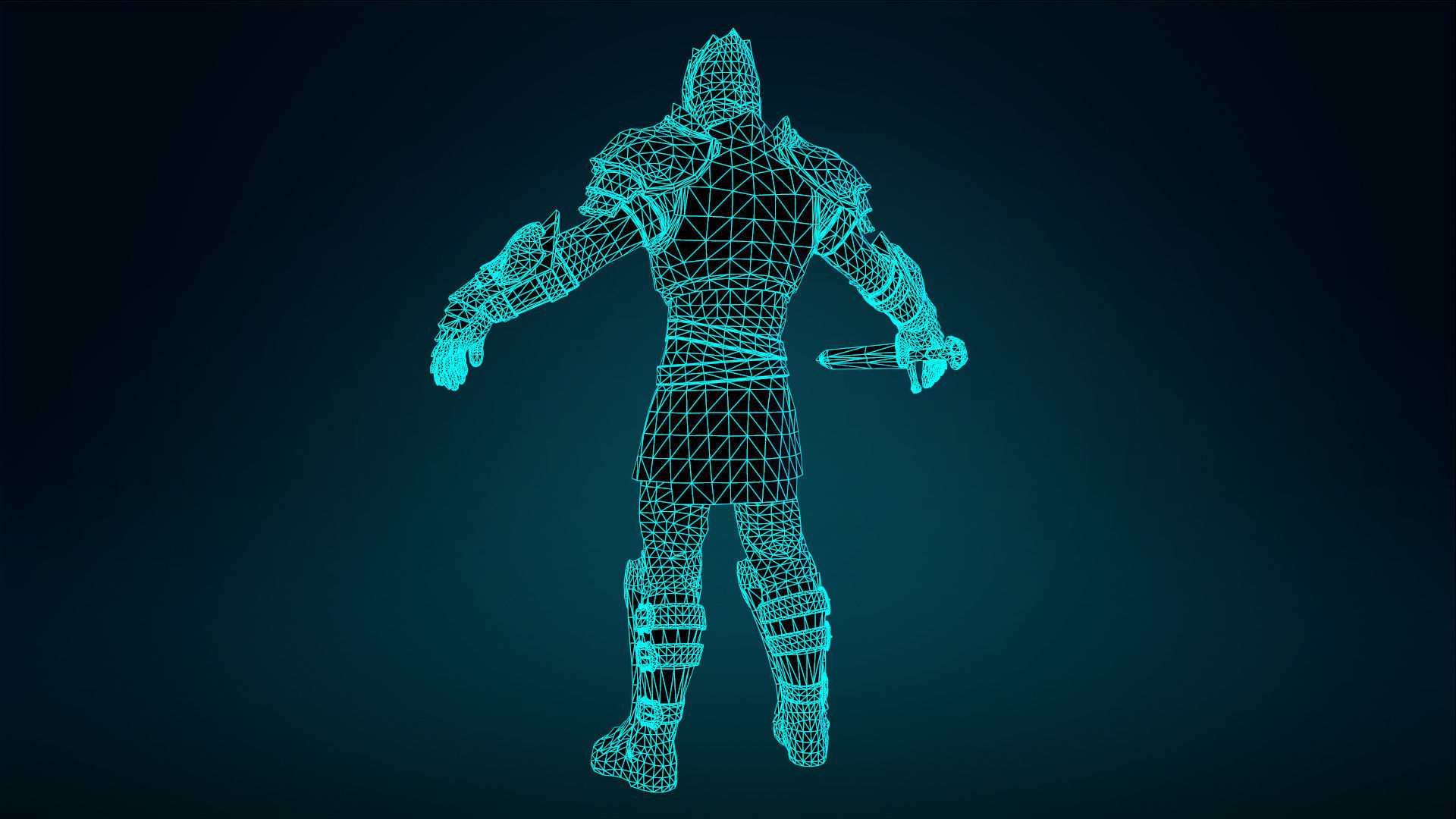 Knight - Rigged - Animated - Game Ready Low-poly 3D model_41