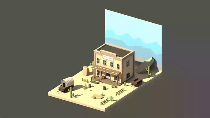 Low Poly Wild West
