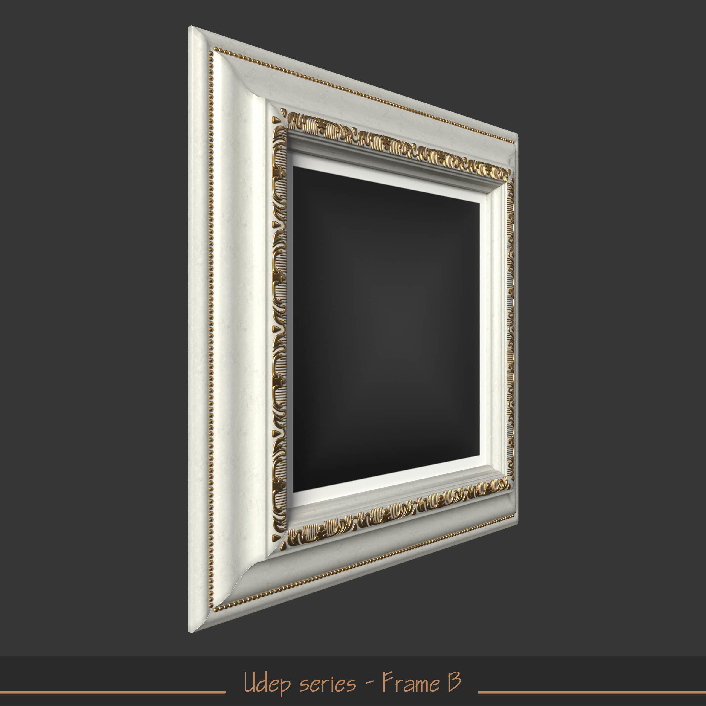 Udep series - Frame B 3D model_2