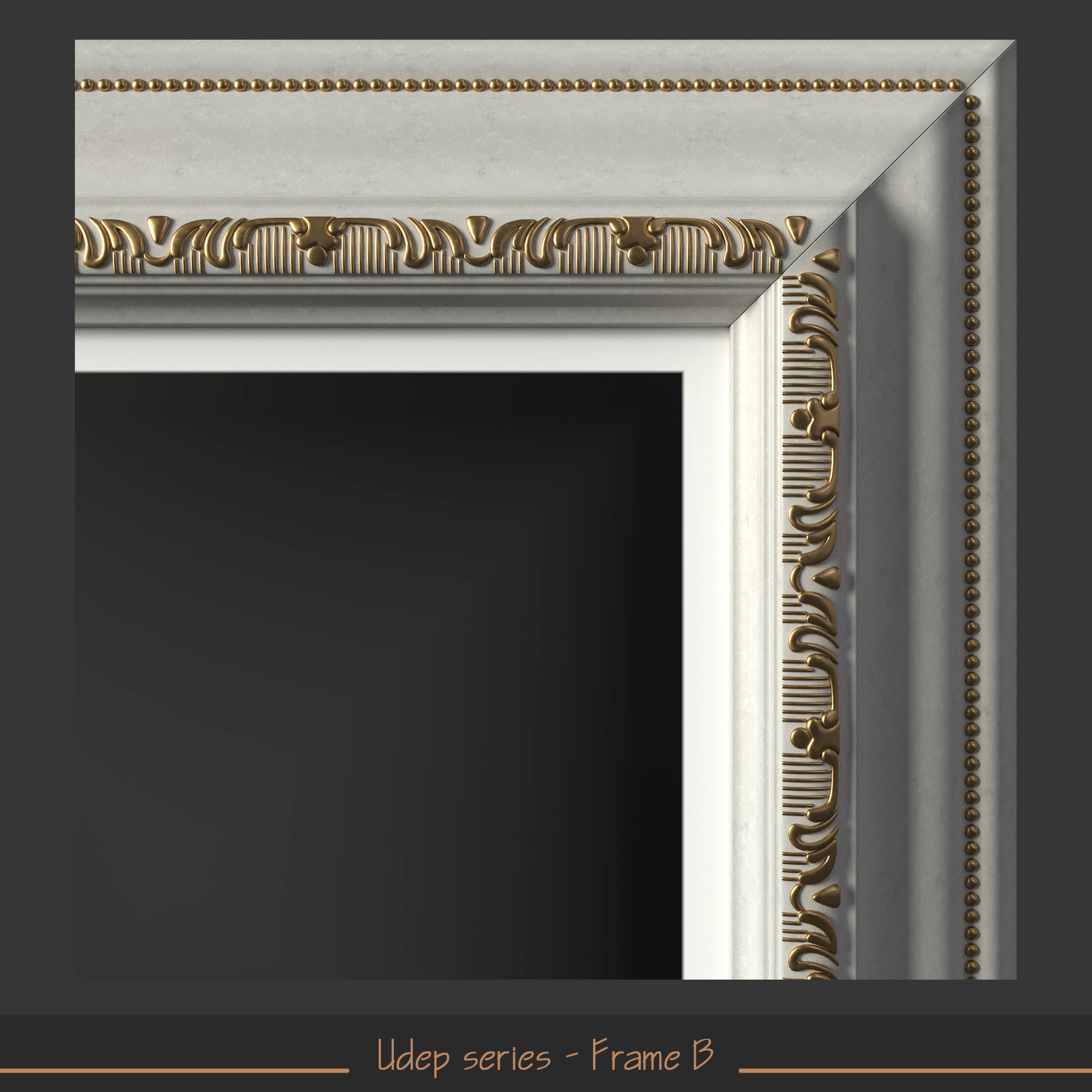 Udep series - Frame B 3D model_1
