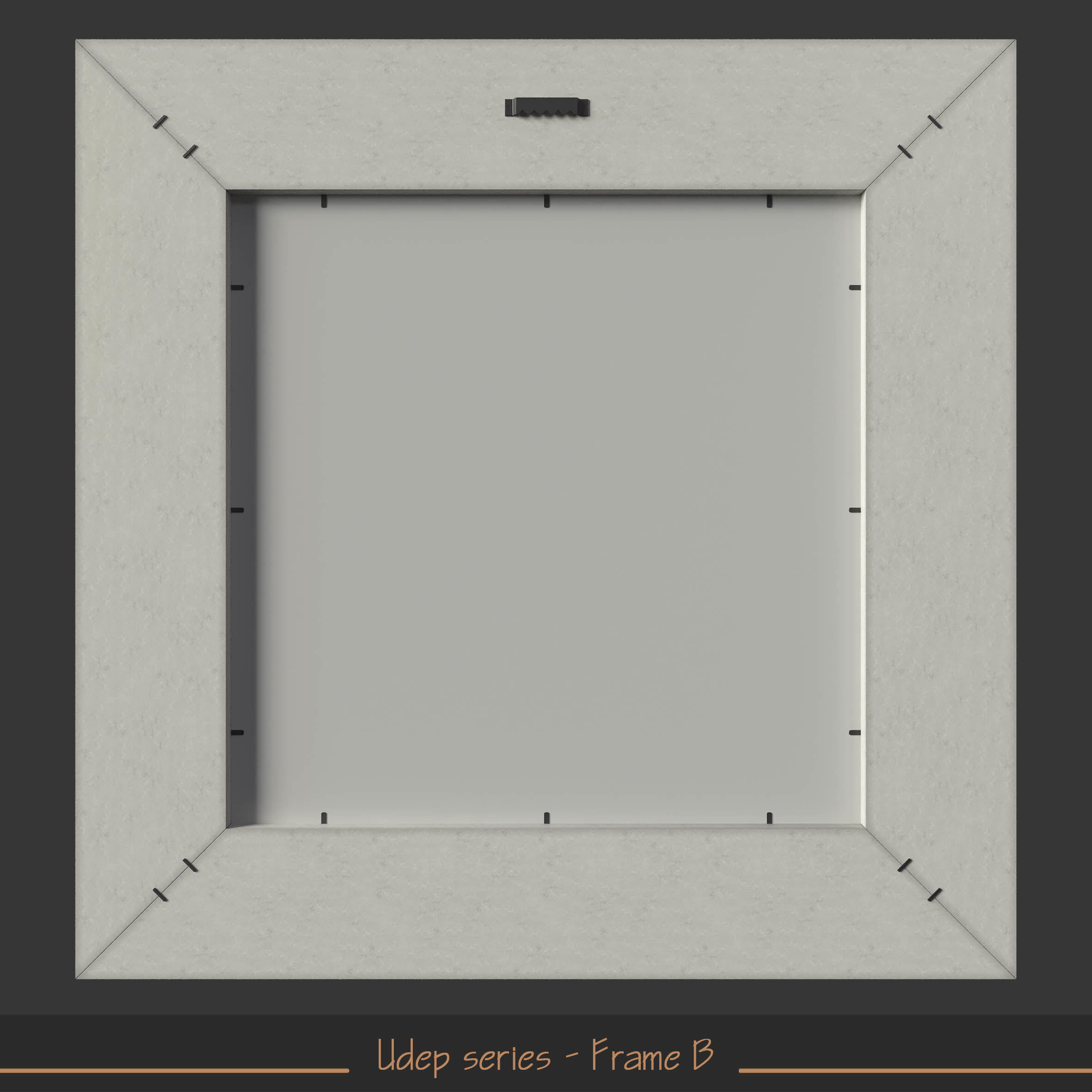 Udep series - Frame B 3D model_3