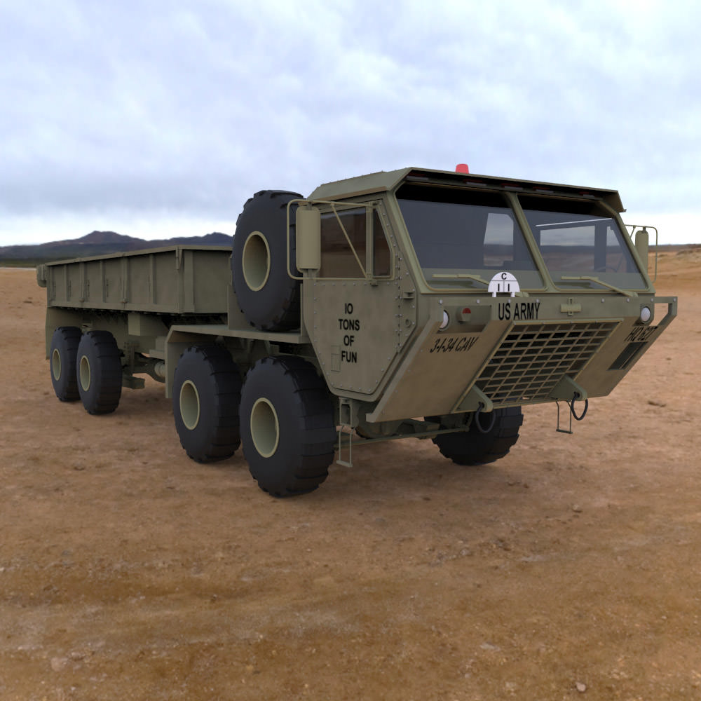 M 977 HEMTT Studio Max 3D model_1