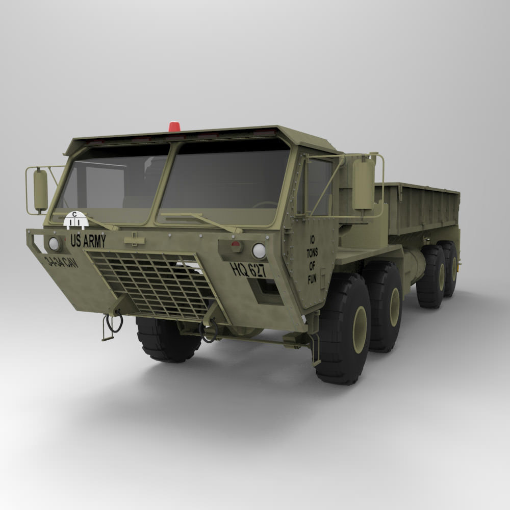 M 977 HEMTT Studio Max 3D model_3