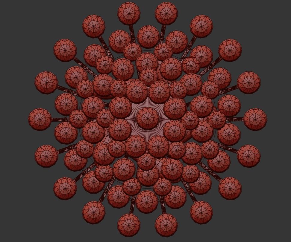 Chandelier Alanno E 1 5 40 100 N 3D model_6