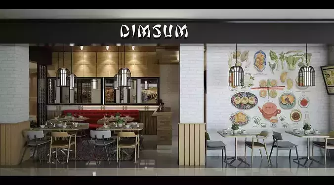 Dimsum Restaurant 3D model