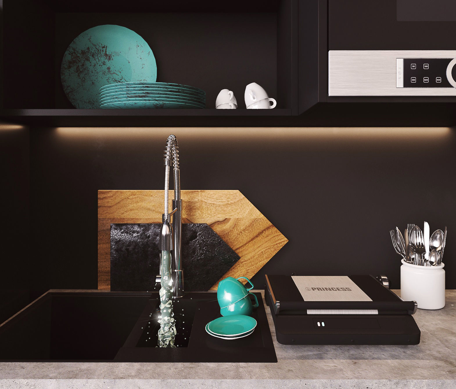 Coffee bar  3D model_10