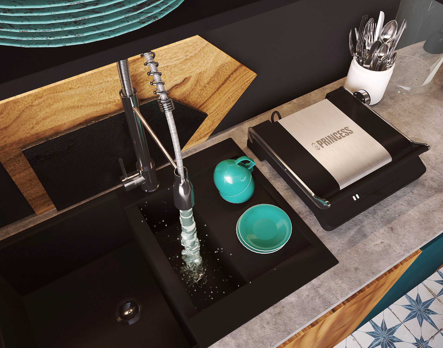 Coffee bar  3D model_13